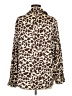 Haver + Blair 100% Polyester Animal Print Brown Long Sleeve Blouse Size M - photo 2
