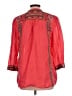 3J Workshop 100% Polyester Red 3/4 Sleeve Blouse Size L - photo 2