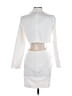 Know One Cares White Trenchcoat Size S - photo 2