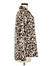 Haver + Blair 100% Polyester Animal Print Brown Long Sleeve Blouse Size M - photo 4