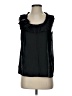 J.Crew 100% Silk Black Sleeveless Silk Top Size 4 - photo 1