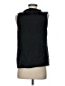 J.Crew 100% Silk Black Sleeveless Silk Top Size 4 - photo 2