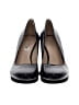 Nine West 100% Leather Black Heels Size 10 - photo 2