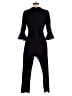 Black Halo Solid Black Jumpsuit Size 6 - photo 2