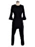 Black Halo Solid Black Jumpsuit Size 6 - photo 1
