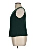 Moshita 100% Polyester Green Sleeveless Blouse Size 16 - photo 5