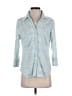 Cino 100% Cotton Blue Long Sleeve Button-Down Shirt Size S - photo 1