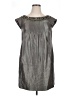 Next Metallic Gray Casual Dress Size 14 - photo 1