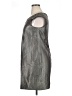 Next Metallic Gray Casual Dress Size 14 - photo 5