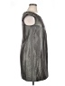 Next Metallic Gray Casual Dress Size 14 - photo 4