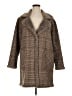 Blank NYC 100% Polyester Plaid Brown Coat Size XL - photo 1