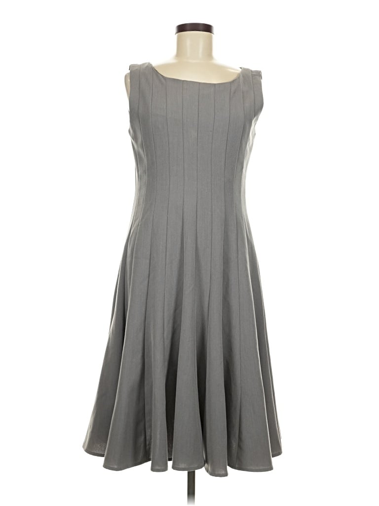 Pre-owned R & M Richards Cocktail Dress In Gray