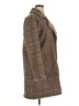 Blank NYC 100% Polyester Plaid Brown Coat Size XL - photo 4