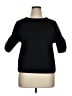 Max Studio Black 3/4 Sleeve T-Shirt Size 0X (estimated) - photo 1
