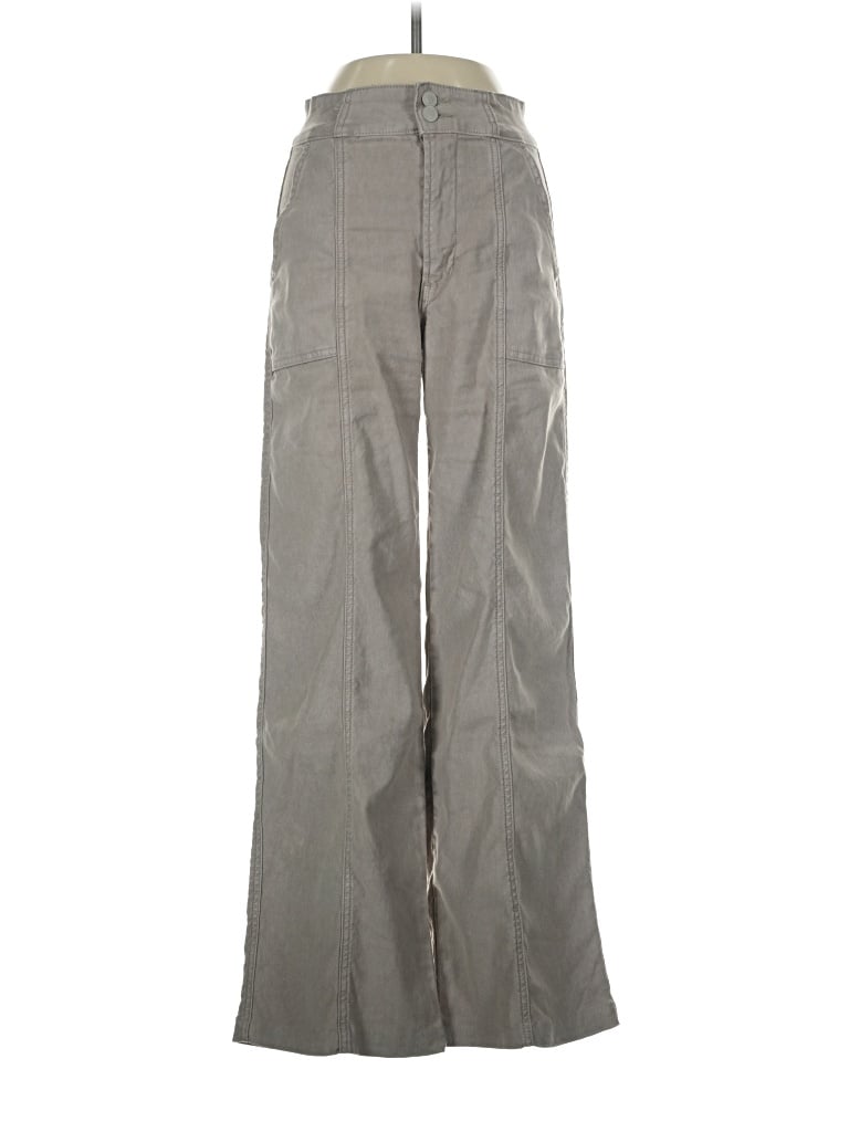 Pre-owned Hudson Linen Pants In Gray