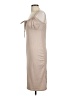 LIVI Solid Tan Cocktail Dress Size L - photo 5