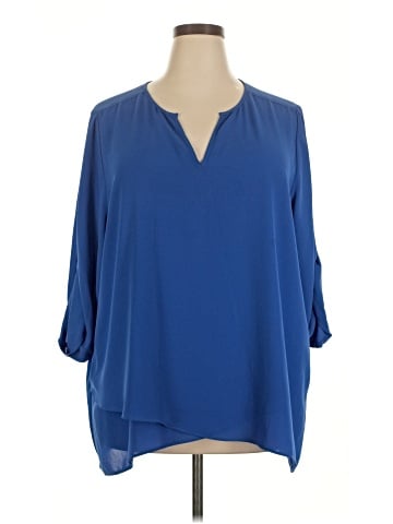 Karen Kane 3/4 Sleeve Blouse (view 1)