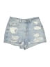 Topshop 100% Cotton Blue Denim Shorts Size 10 - photo 1