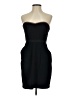 BCBGMAXAZRIA 100% Polyester Solid Black Cocktail Dress Size 4 - photo 1