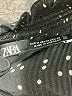Zara Polka Dots Black Cocktail Dress Size M - photo 7