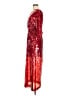 J.Crew 100% Polyester Red Cocktail Dress Size 8 - photo 5