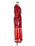 J.Crew 100% Polyester Red Cocktail Dress Size 8 - photo 4