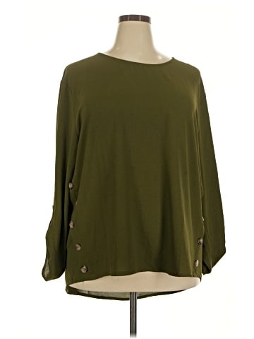 She + Sky Long Sleeve Blouse (view 1)