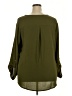 She + Sky 100% Polyester Green Long Sleeve Blouse Size 2XL - photo 2