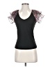 Shein Black Active T-Shirt Size 4 - photo 1