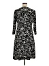 Chico's Print Black Casual Dress Size XL (3) - photo 2
