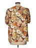Hayden 100% Polyester Gold Short Sleeve Blouse Size L - photo 2