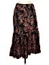 Chadwicks Paisley Black Casual Skirt Size S - photo 1