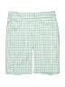 Izod Golf Plaid Green Shorts Size 6 - photo 1