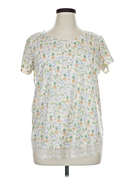 Lc Lauren Conrad Short Sleeve Blouse