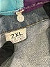 Unbranded Tie-dye Blue Denim Jacket Size 2X - photo 6