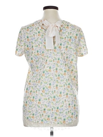LC Lauren Conrad Short Sleeve Blouse (view 2)