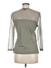 DKNY Green 3/4 Sleeve Top Size M - photo 2