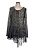 Adore Gray Long Sleeve Top Size L - photo 1