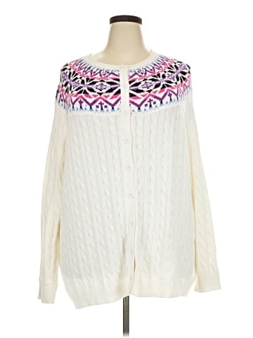 Woman Within Cardigan (view 1)