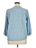 St. John's Bay Blue 3/4 Sleeve Blouse Size XL - photo 2