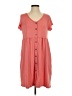 Lularoe Solid Pink Casual Dress Size XS - photo 1