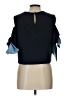 Milly Blue Sleeveless Blouse Size 12 - photo 2