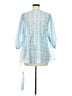 Future Collective Blue 3/4 Sleeve Blouse Size M - photo 2