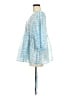 Future Collective Blue 3/4 Sleeve Blouse Size M - photo 5