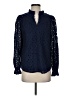 Prettygarden Blue Long Sleeve Blouse Size S - photo 1