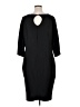 Assorted Brands Solid Black Casual Dress Size XL (estimated) - photo 2