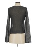 Pull&Bear Metallic Black Pullover Sweater Size S - photo 2