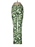 J. McLaughlin Tropical Green Casual Pants Size 8 - photo 1