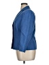 Le Suit 100% Polyester Blue Blazer Size 14 - photo 5