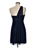David's Bridal 100% Polyester Solid Blue Cocktail Dress Size 6 - photo 2